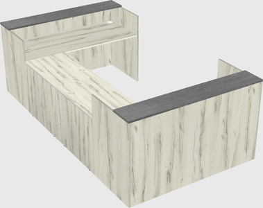 Reception desk u-shape