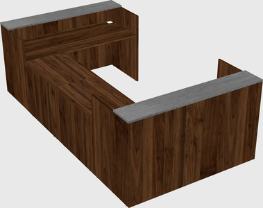Reception desk u-shape