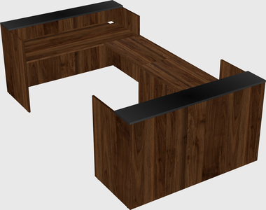Reception desk u-shape