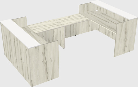 Reception desk u-shape