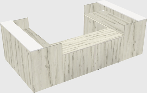 Reception desk u-shape