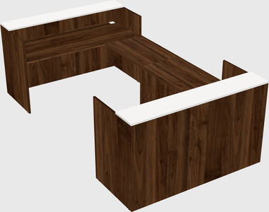 Reception desk u-shape