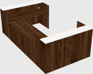 Reception desk u-shape