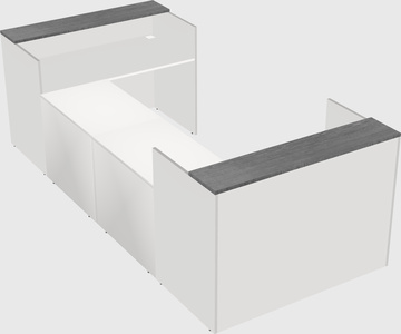 Reception desk u-shape