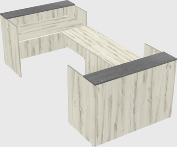 Reception desk u-shape