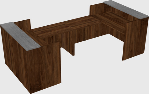 Reception desk u-shape
