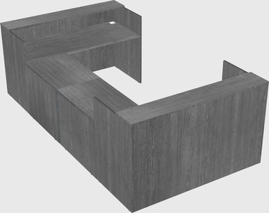 Reception desk u-shape