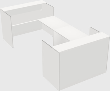 Reception desk u-shape