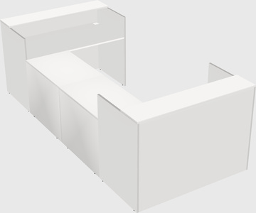 Reception desk u-shape