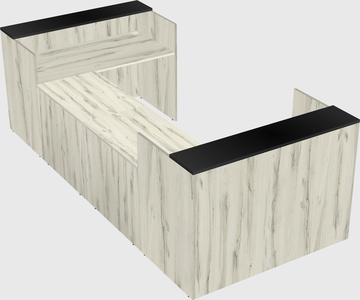 Reception desk u-shape