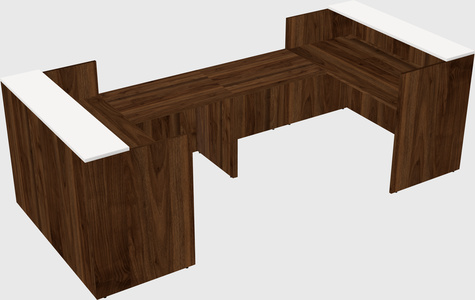 Reception desk u-shape