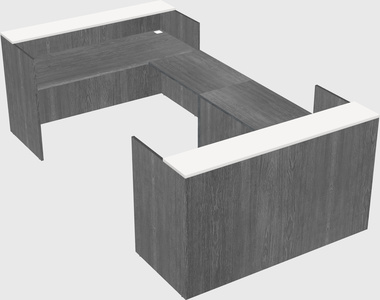 Reception desk u-shape