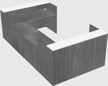 Reception desk u-shape
