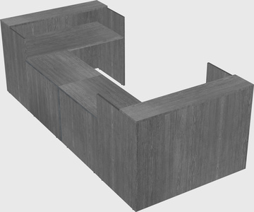 Reception desk u-shape