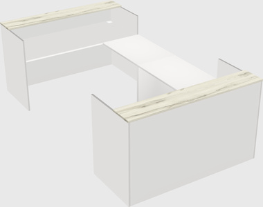 Reception desk u-shape