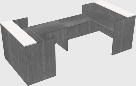 Reception desk u-shape