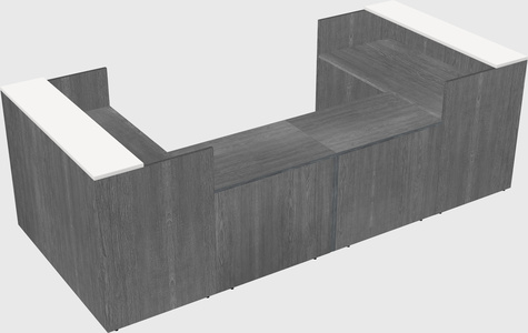 Reception desk u-shape