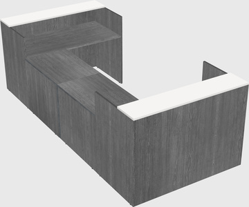 Reception desk u-shape