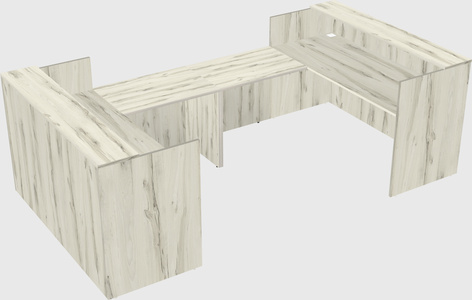 Reception desk u-shape
