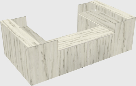 Reception desk u-shape