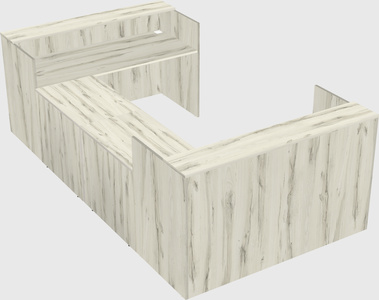 Reception desk u-shape