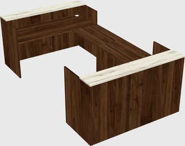 Reception desk u-shape