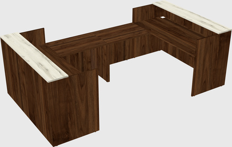 Reception desk u-shape