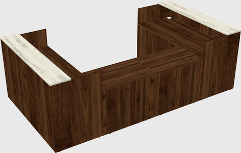 Reception desk u-shape