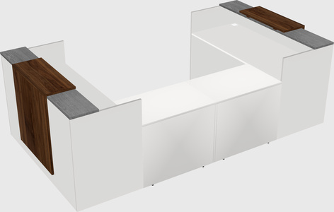 Reception desk u-shape