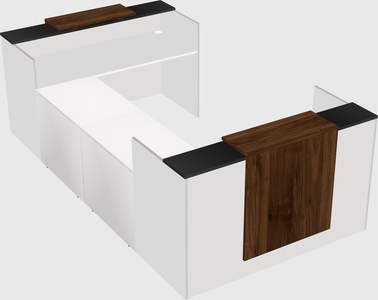 Reception desk u-shape