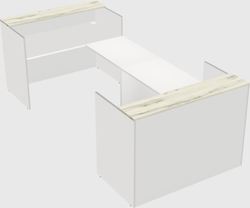 Reception desk u-shape