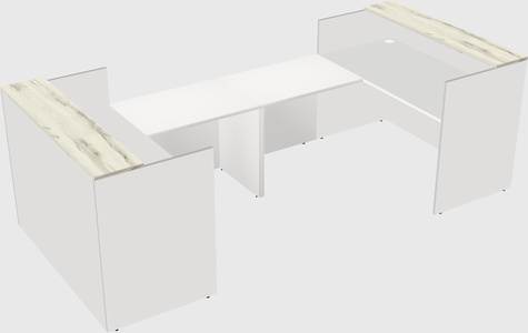 Reception desk u-shape