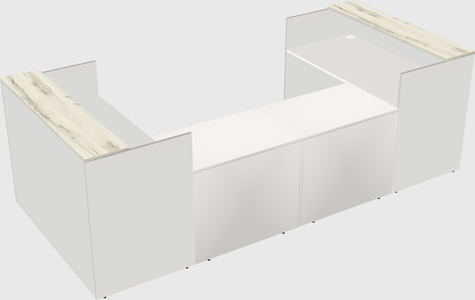 Reception desk u-shape