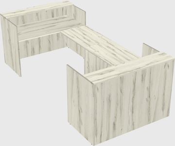 Reception desk u-shape