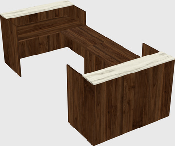 Reception desk u-shape