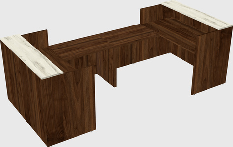Reception desk u-shape