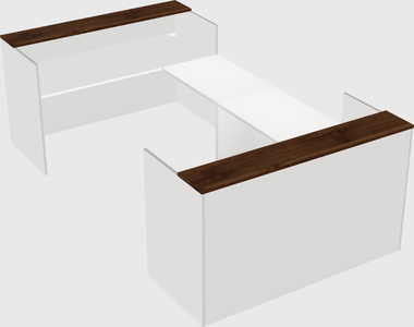 Reception desk u-shape