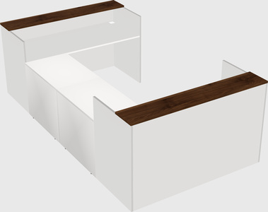 Reception desk u-shape