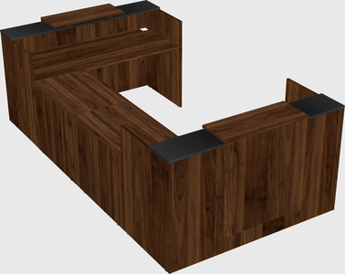 Reception desk u-shape