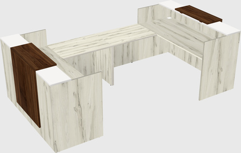 Reception desk u-shape