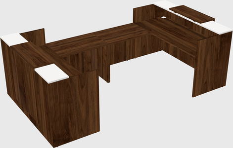 Reception desk u-shape
