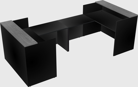 Reception desk u-shape