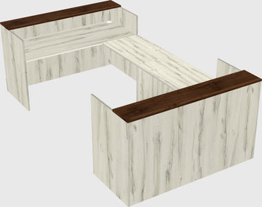 Reception desk u-shape