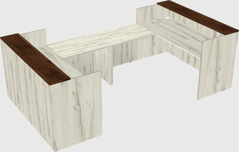 Reception desk u-shape