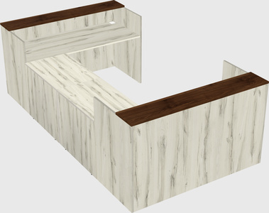 Reception desk u-shape