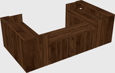 Reception desk u-shape