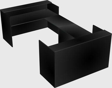 Reception desk u-shape