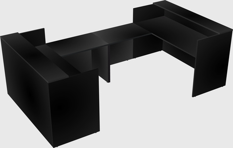 Reception desk u-shape