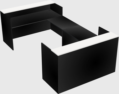 Reception desk u-shape