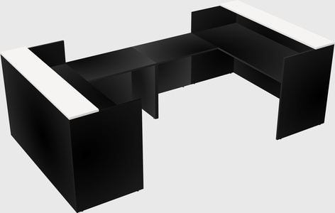 Reception desk u-shape